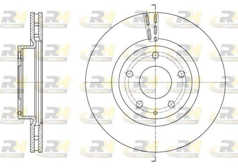 2x ROADHOUSE Bremsscheibe