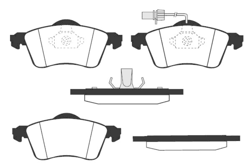 RAICAM Brake Pad Set, disc brake