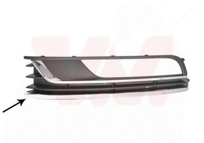 VAN WEZEL Ventilation Grille, bumper