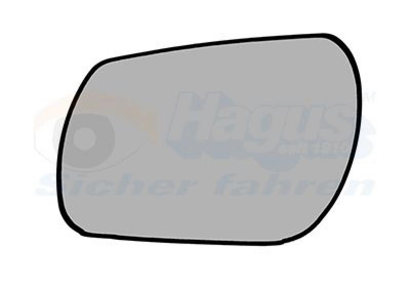 VAN WEZEL Spiegelglas, Au&szlig;enspiegel * HAGUS * 2740837