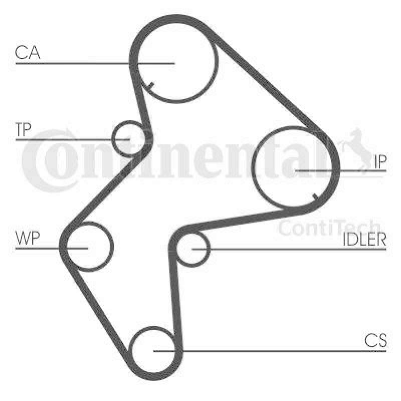 CONTITECH Timing Belt Set