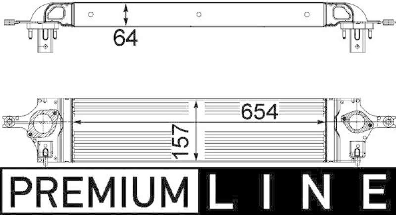 MAHLE Ladeluftkühler PREMIUM LINE