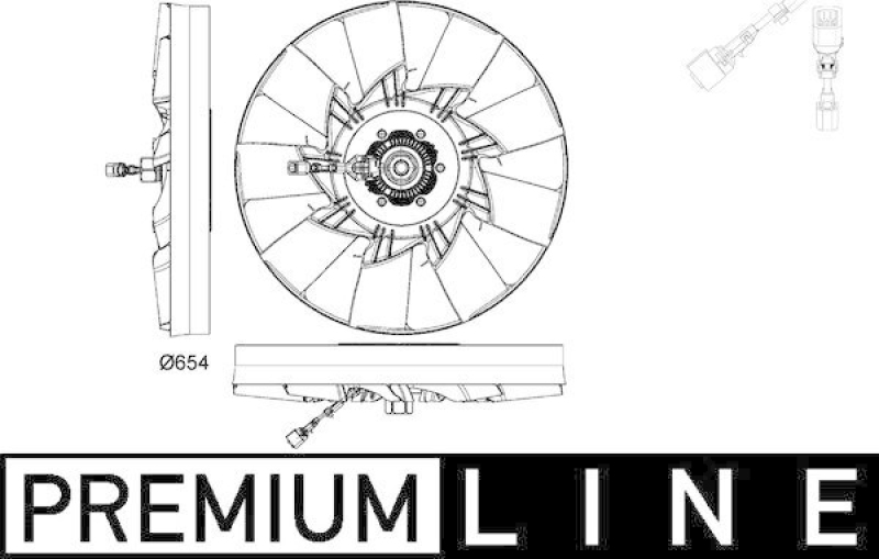 MAHLE Lüfter, Motorkühlung BEHR *** PREMIUM LINE ***