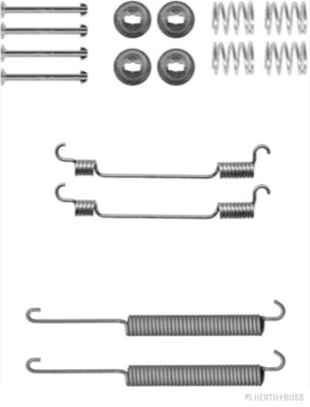 HERTH+BUSS JAKOPARTS Accessory Kit, brake shoes