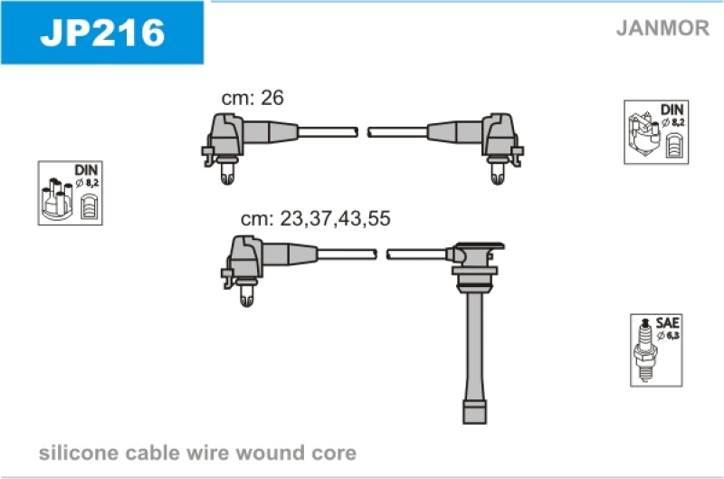 JANMOR Zündleitungssatz