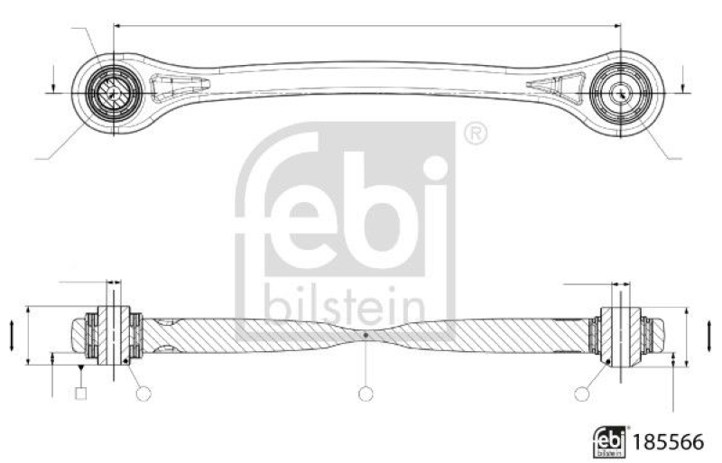 FEBI BILSTEIN Querlenker Lenker Radaufhängung