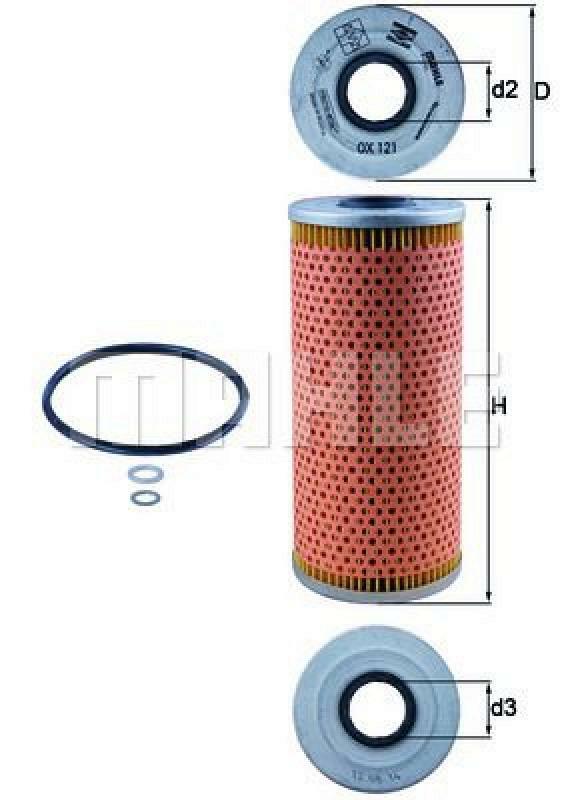 MAHLE ORIGINAL Oil Filter