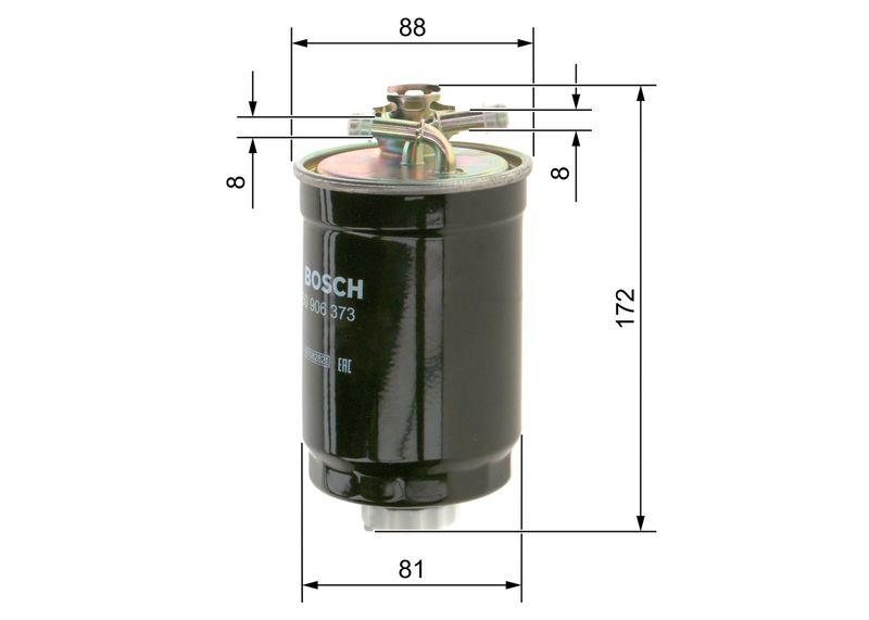 BOSCH Kraftstofffilter 0 450 906 373