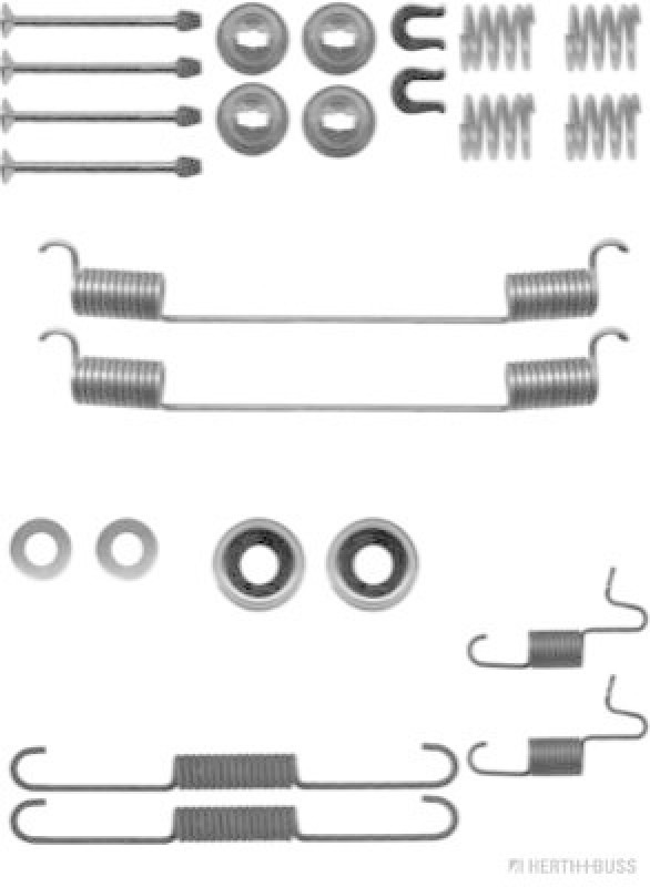 HERTH+BUSS JAKOPARTS Zubeh&ouml;rsatz Bremsbacken Trommelbremse Montagesatz J3561013