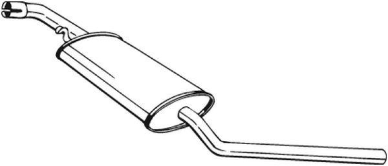 BOSAL Middle Silencer