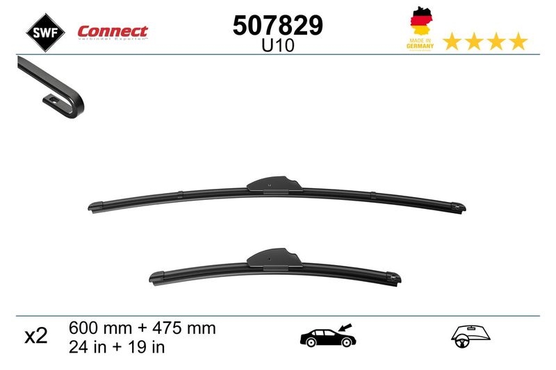 SWF Wischblatt CONNECT MADE IN GERMANY