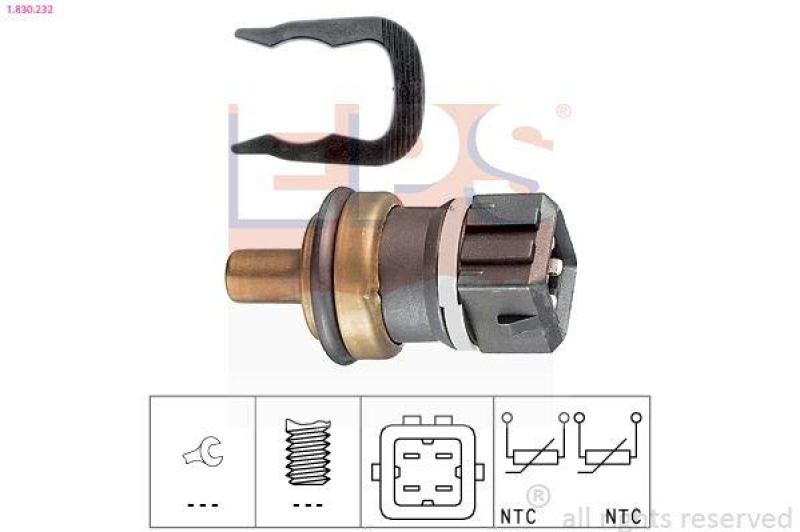 EPS Sensor, Kühlmitteltemperatur Made in Italy - OE Equivalent