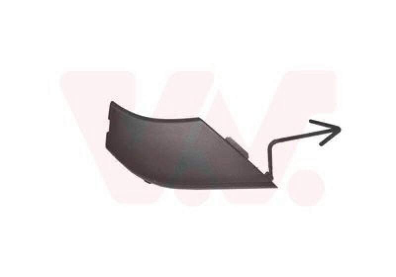 VAN WEZEL Flap, tow hook