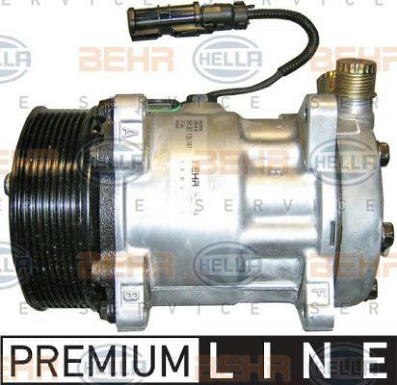HELLA Compressor, air conditioning BEHR HELLA SERVICE *** PREMIUM LINE ***