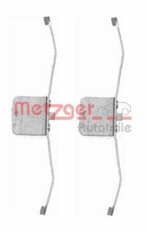 METZGER Accessory Kit, disc brake pad GREENPARTS