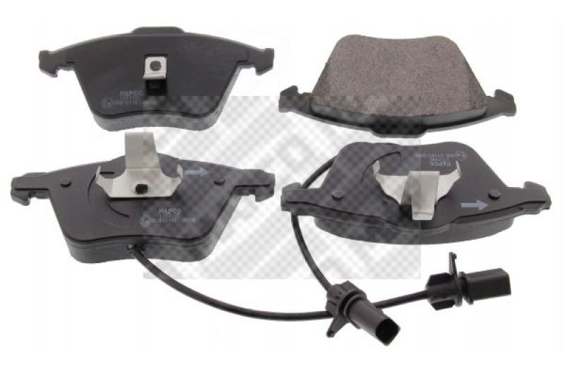 MAPCO Brake Pad Set, disc brake