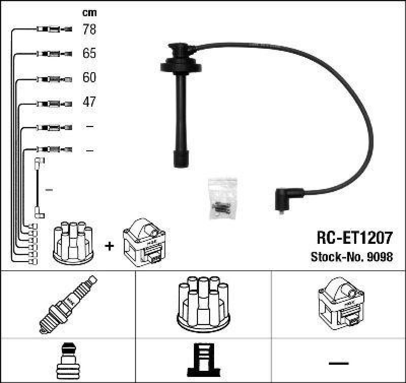 NGK Ignition Cable Kit