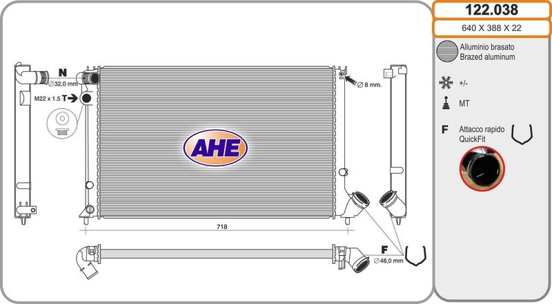 AHE Kühler, Motorkühlung