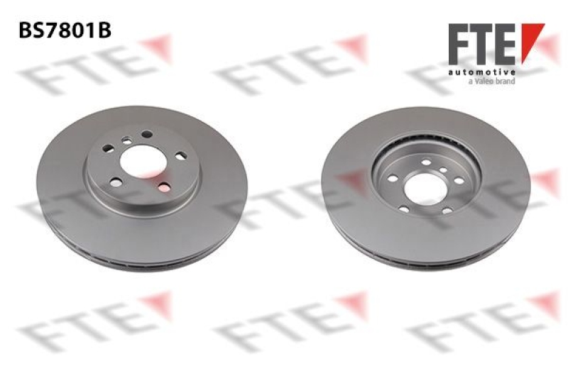 2x FTE Bremsscheibe COATED RANGE