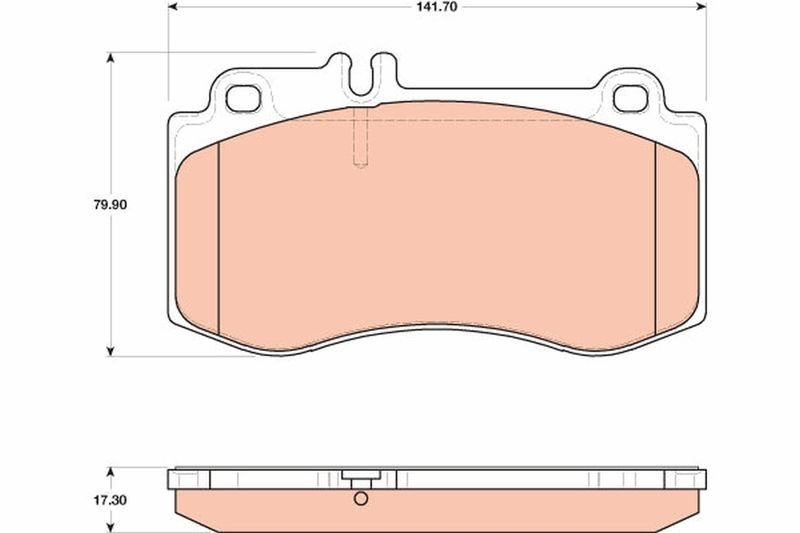 TRW Brake Pad Set, disc brake
