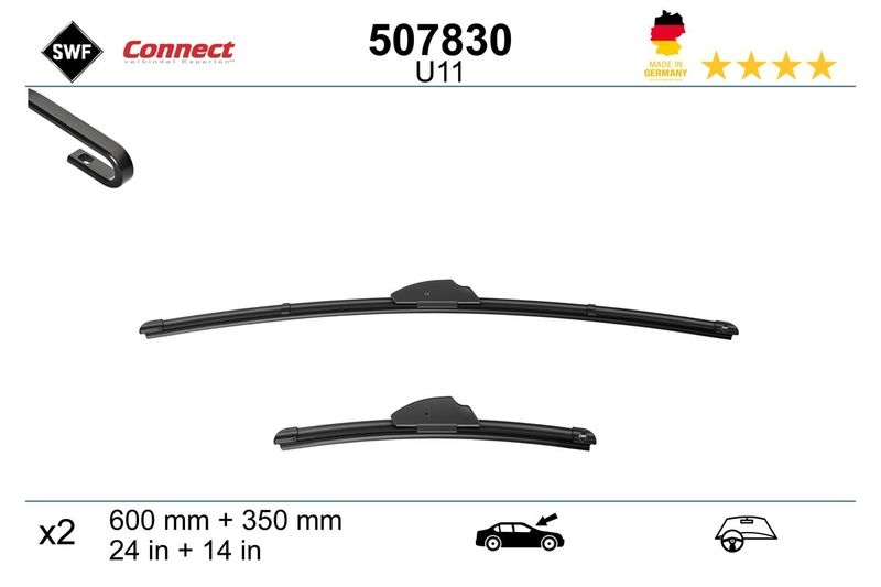 SWF Wischblatt CONNECT MADE IN GERMANY