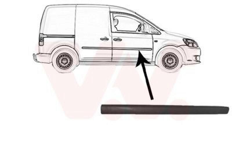 VAN WEZEL Trim/Protective Strip, door