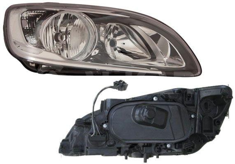 1x Alkar Hauptscheinwerfer LED H7 H9 Rechts passend für Volvo V60 D3 D4 T3 T4 D6