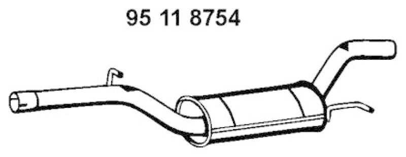 EBERSPÄCHER Mittelschalldämpfer