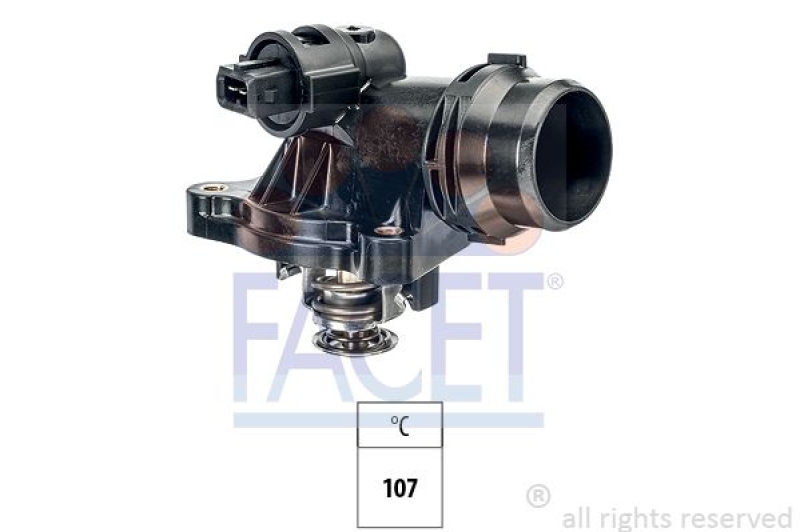 FACET Thermostat, coolant Made in Italy - OE Equivalent