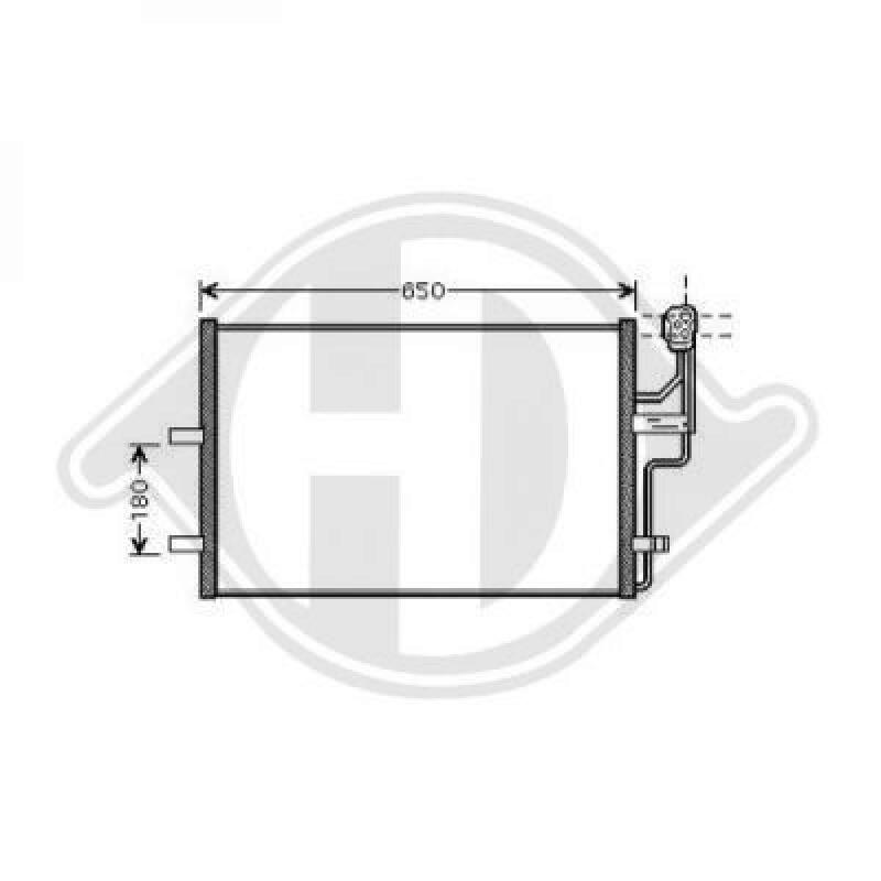 DIEDERICHS Condenser, air conditioning DIEDERICHS Climate