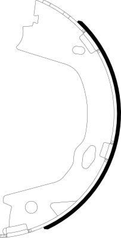 HELLA Bremsbackensatz, Feststellbremse 8DA 355 051-221