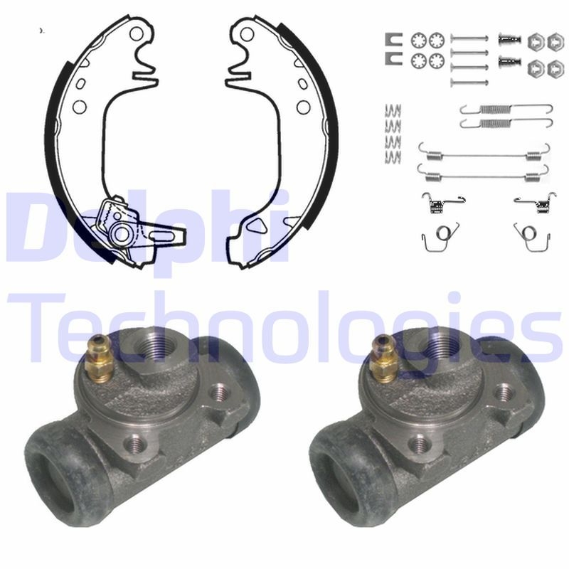 DELPHI Brake Shoe Set