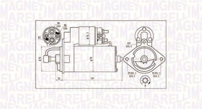 MAGNETI MARELLI Starter 63720984010