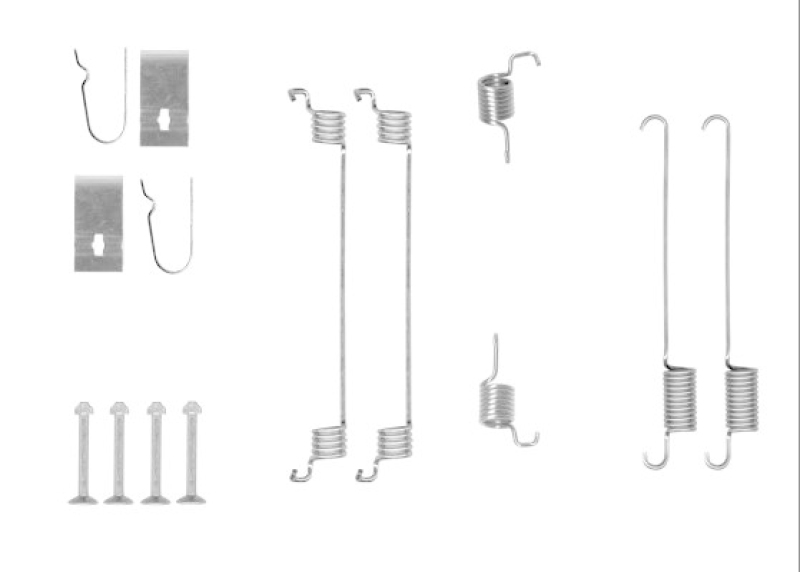 TEXTAR Accessory Kit, brake shoes