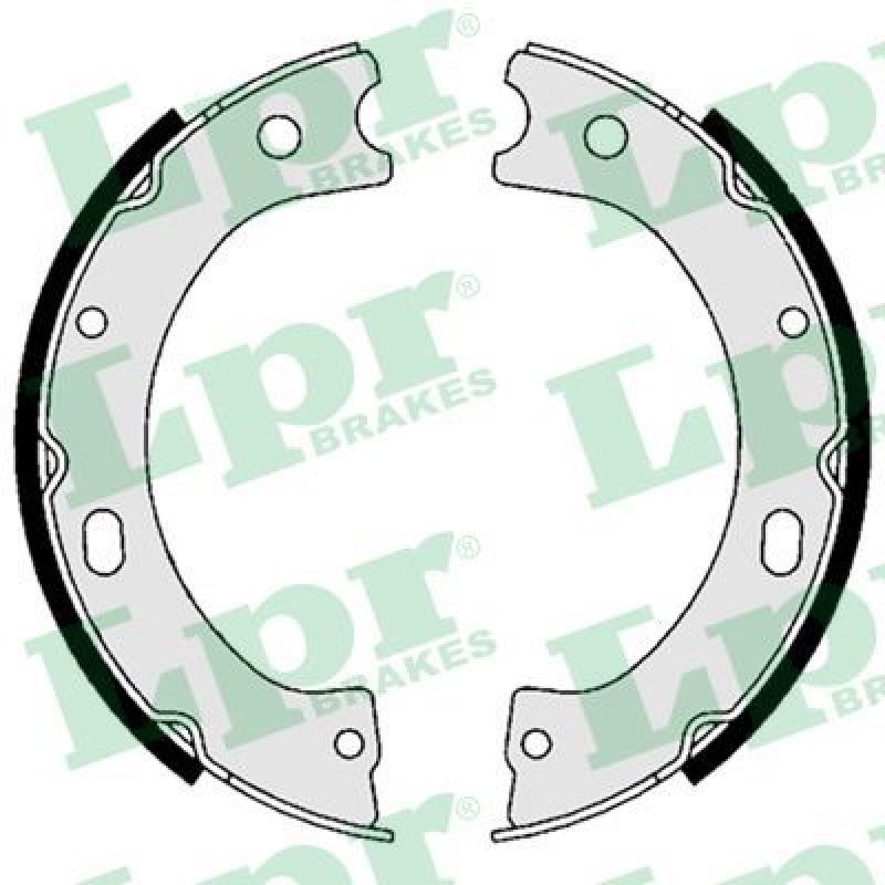 LPR Brake Shoe Set, parking brake
