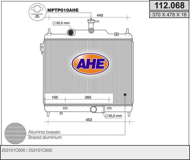 AHE Kühler, Motorkühlung