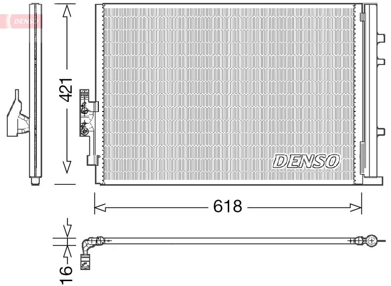 DENSO Condenser, air conditioning