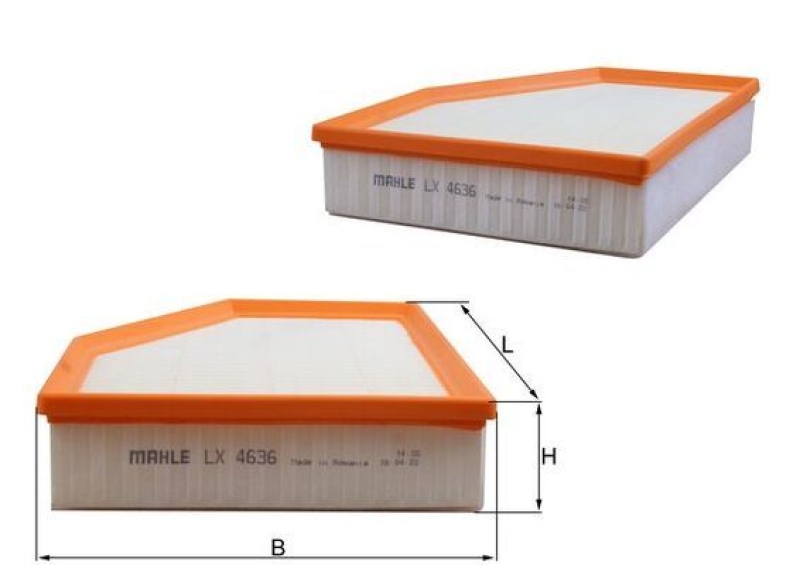 MAHLE Luftfilter LX 4636
