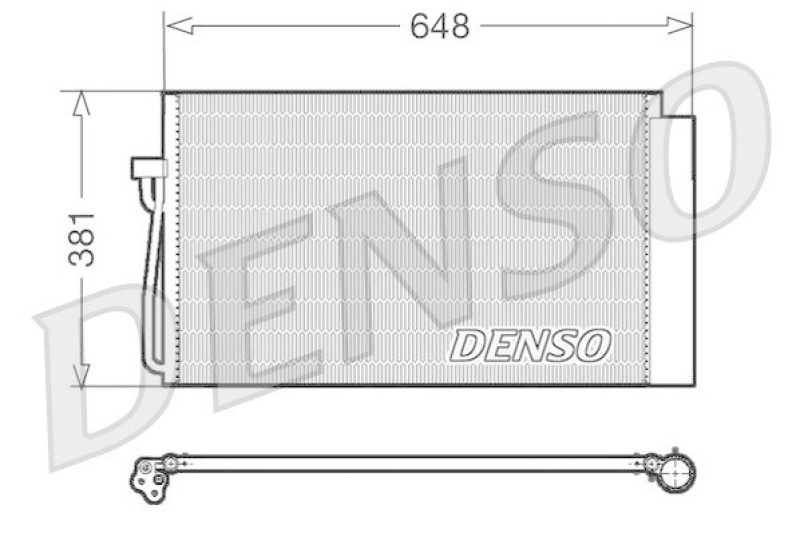 DENSO Condenser, air conditioning