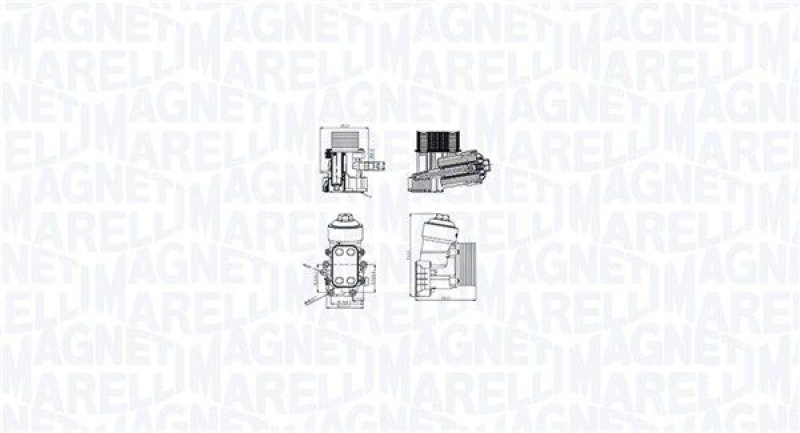 MAGNETI MARELLI Ölkühler, Motoröl