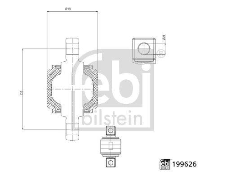 FEBI BILSTEIN Reparatursatz, F&uuml;hrungsstrebe
