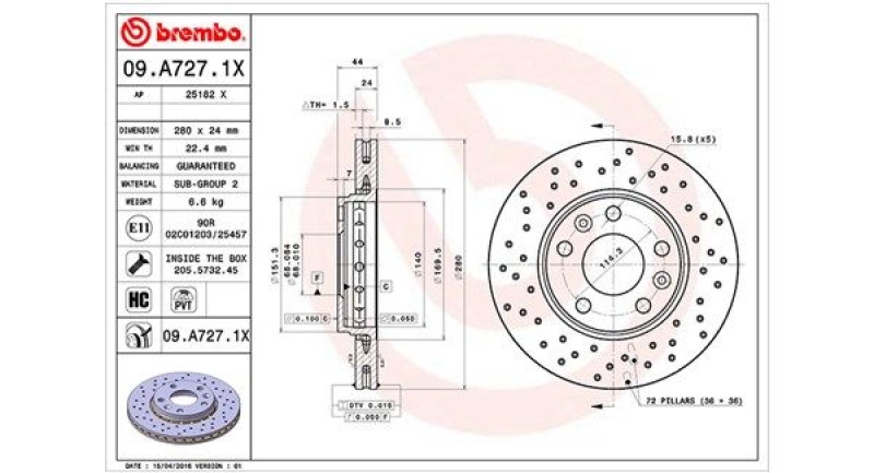 MAGNETI MARELLI Bremsscheibe