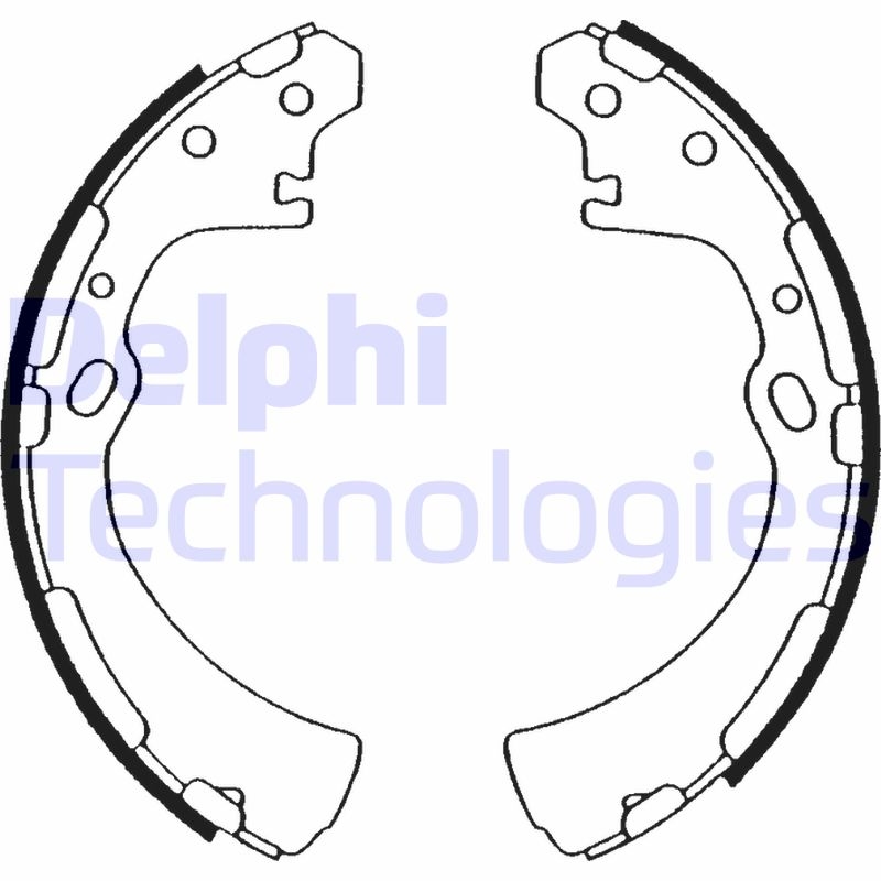 DELPHI Bremsbackensatz LS1505