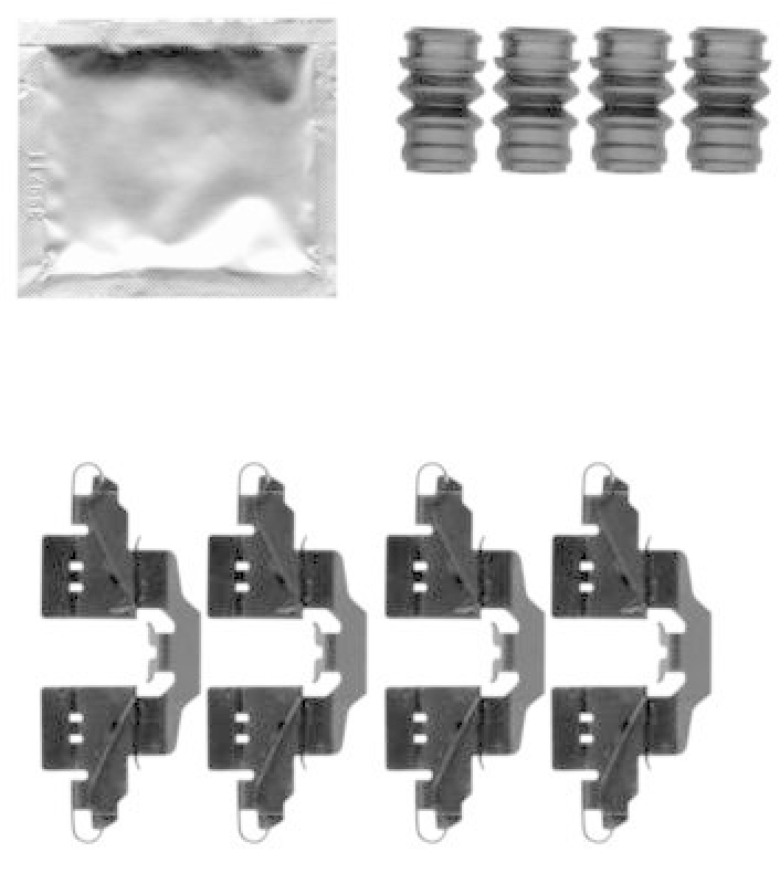 TEXTAR Zubeh&ouml;rsatz, Scheibenbremsbelag