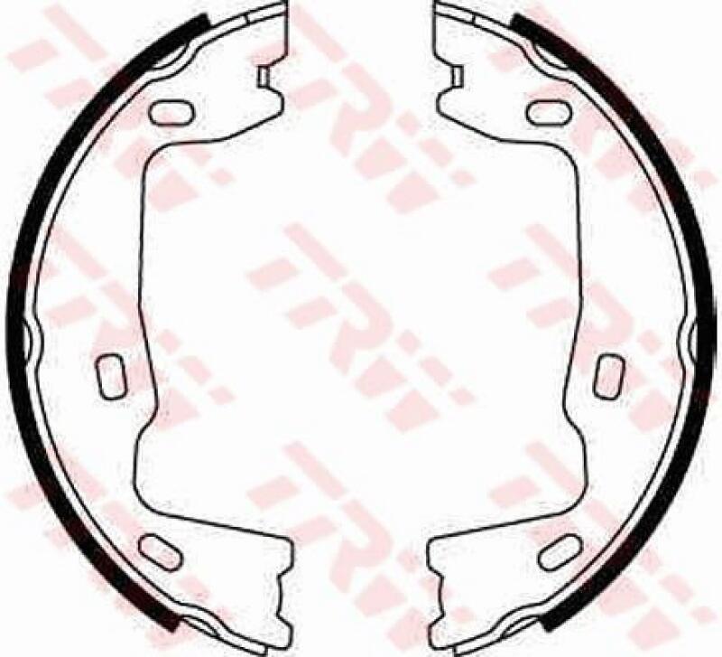 TRW Brake Shoe Set, parking brake