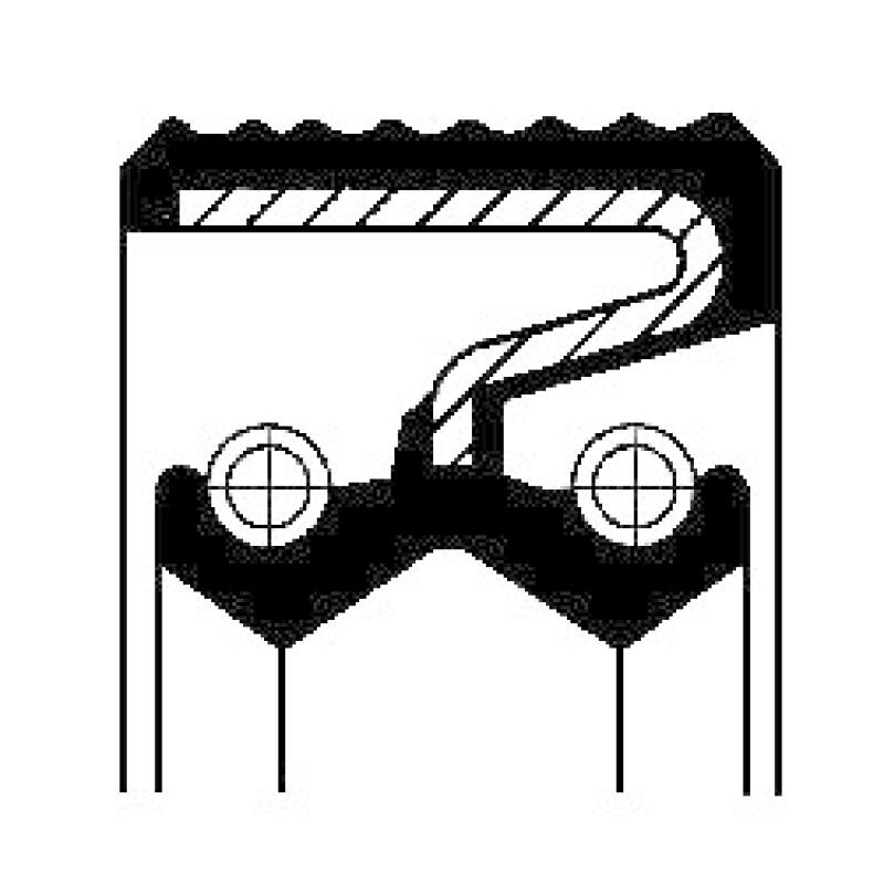 CORTECO Shaft Seal, transfer case