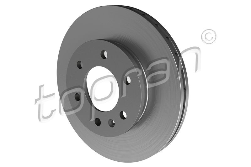 2x TOPRAN Brake Disc
