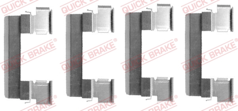 QUICK BRAKE Zubeh&ouml;rsatz, Scheibenbremsbelag