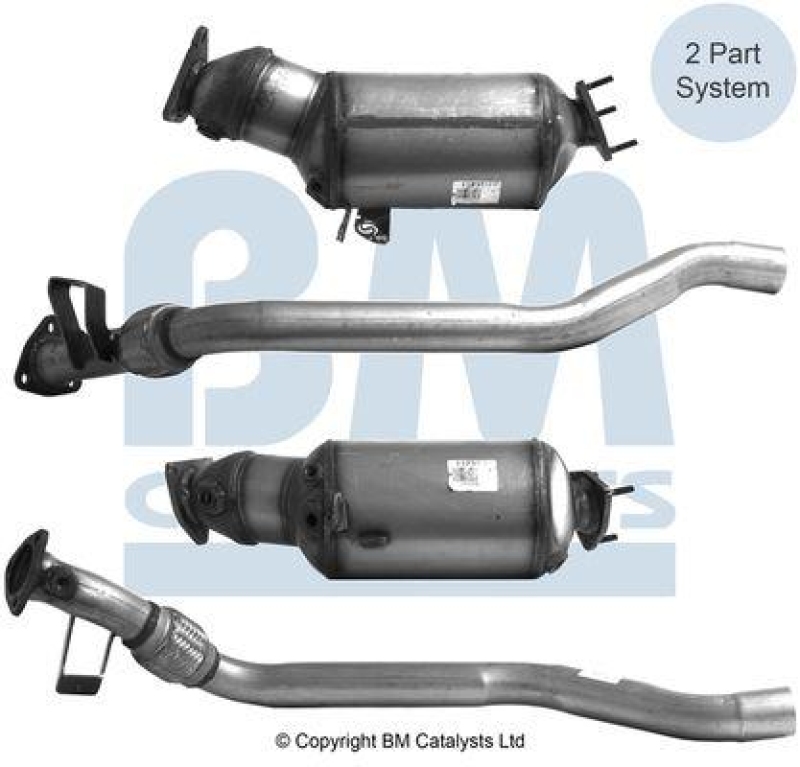 BM Catalysts Ru&szlig;- Partikelfilter Approved passend f&uuml;r Seat Exeo ST 2.0 TDI BM11402H
