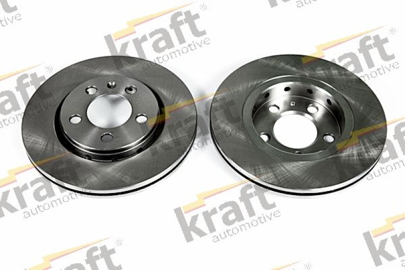 2x KRAFT AUTOMOTIVE Bremsscheibe